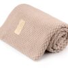 100 natural Merino wool blanket warm beige premium collection